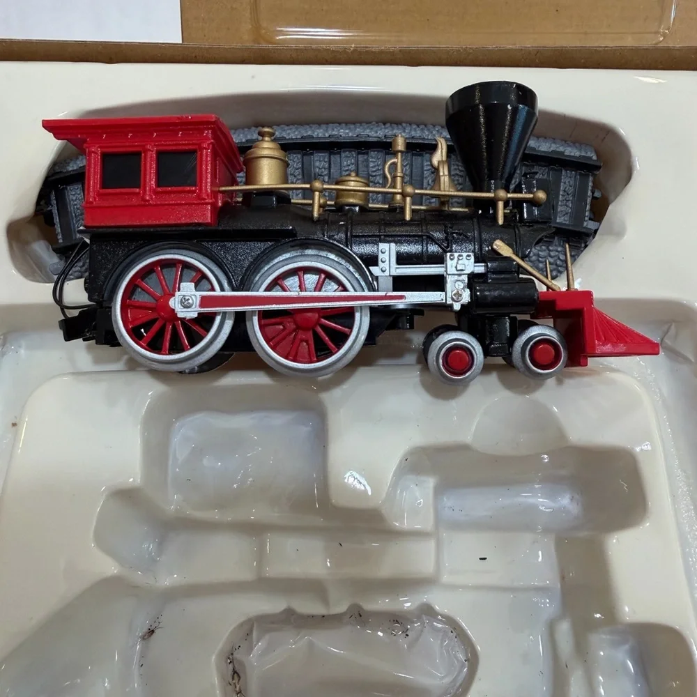 Restoration Hardware Red and Black Classic Holiday Train Box